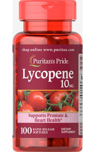 Lycopene 10 mg by 100 Softgels