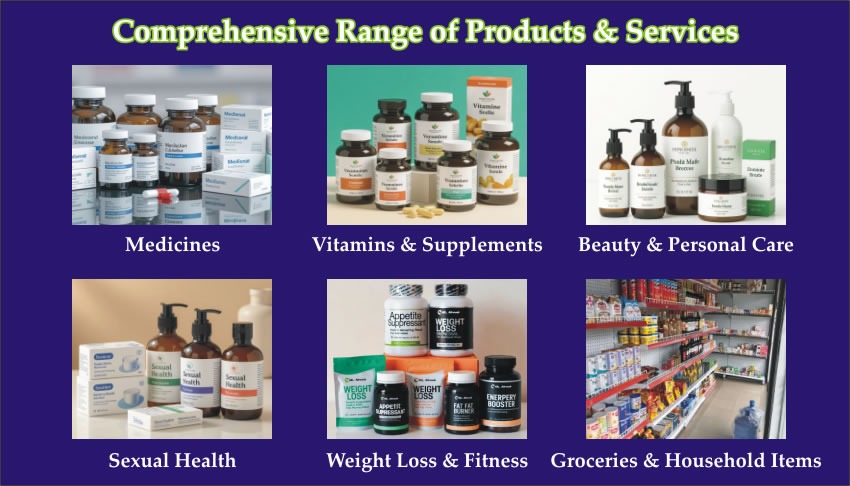 Port Harcourt pharmacy offering a wide range of health products, dietary supplements, and expert services for all your wellness needs.