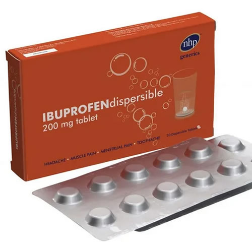 NHP Ibuprofen 200 mg from Faaiz Pharmacy in Port Harcourt, Nigeria, provides