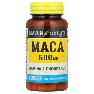 Maca 500mg X60 Capsules by Mason Natural
