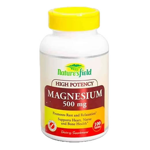Magnesium 500mg by Nature’sField at Faaiz Pharmacy