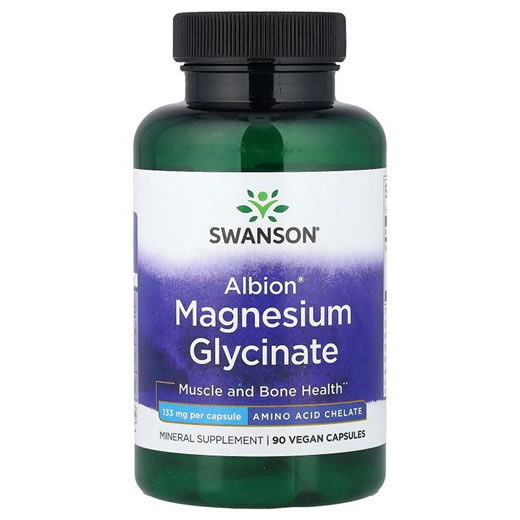 Magnesium Glycinate Capsules X90 by Swanson at Faaiz Pharmacy