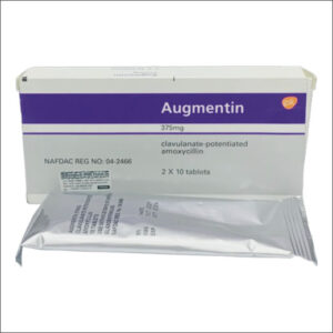 Augmentin 375mg by GlaxoSmithKline at Faaiz Pharmacy, Port Harcourt